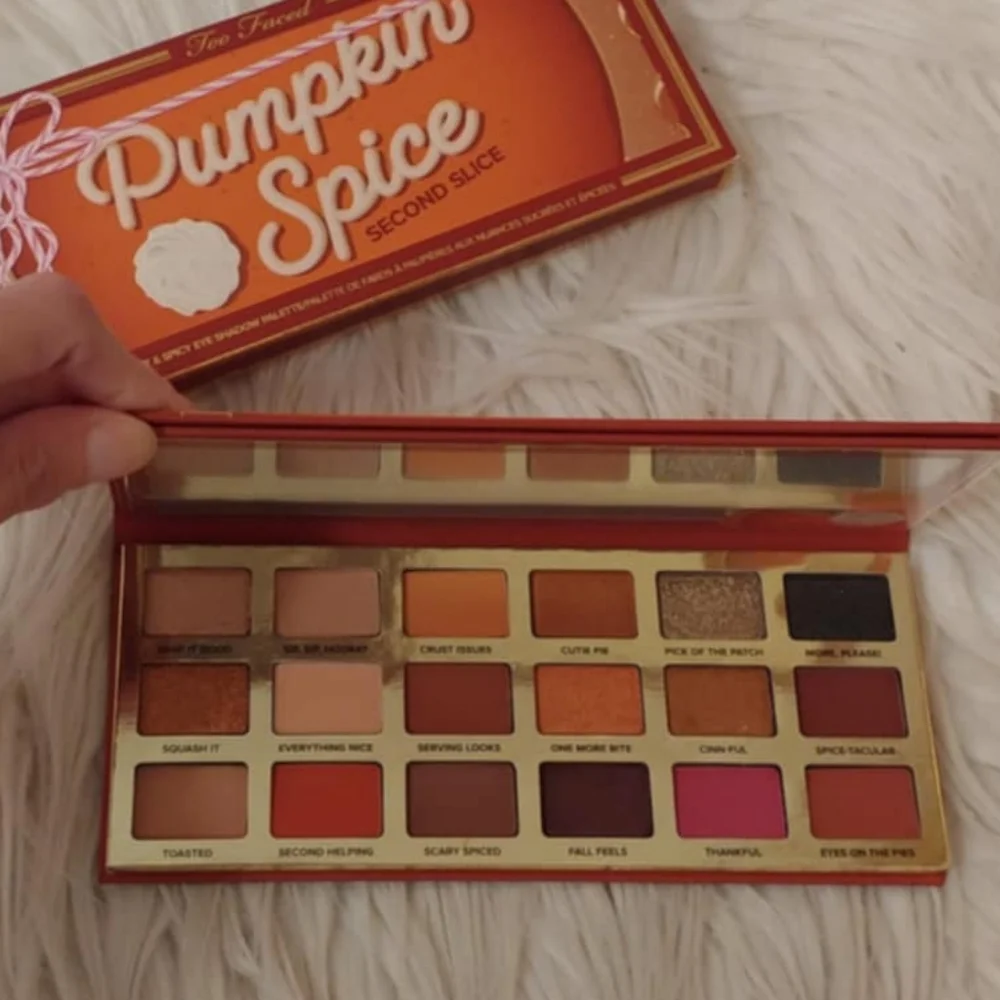 💖FIRM! NWT TOO FACED PUMPKIN SPICE SECOND SLICE EYESHADOW PALATTE LIMITED EDITI
